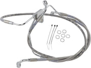 Default Title harley davidson flhtc [DRAG SPECIALTIES] – Edelstahl-Bremsleitungs-Kit in verlängerter Ausführung