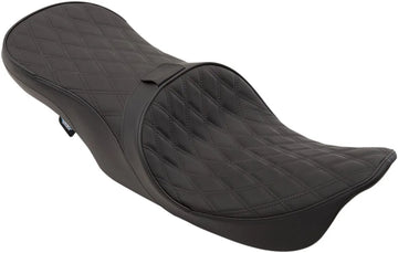 harley davidson flhri [DRAG SPECIALTIES] - Front positioned 2-up touring leather seat with low profile