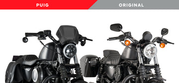 HARLEY DAVIDSON SPORTSTER 883 IRON XL 883 N [2012] – ALU Frontplatte – Schwarz - 0