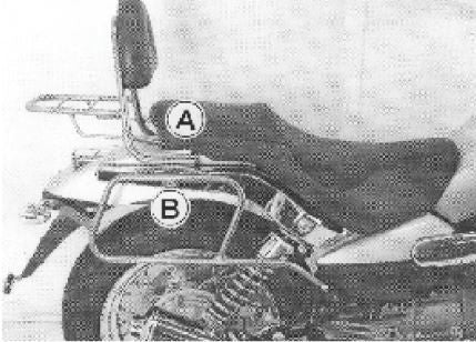 Moto Guzzi Nev Clas V 750 IE [2004-2011] - Sissybar sans pont à bagages