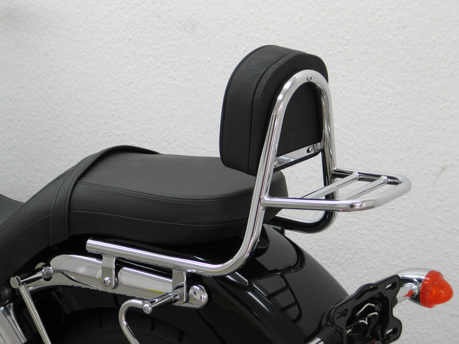 Triumph America [2007] - Sissy Bar de Rohr avec oreiller et porte-bagages