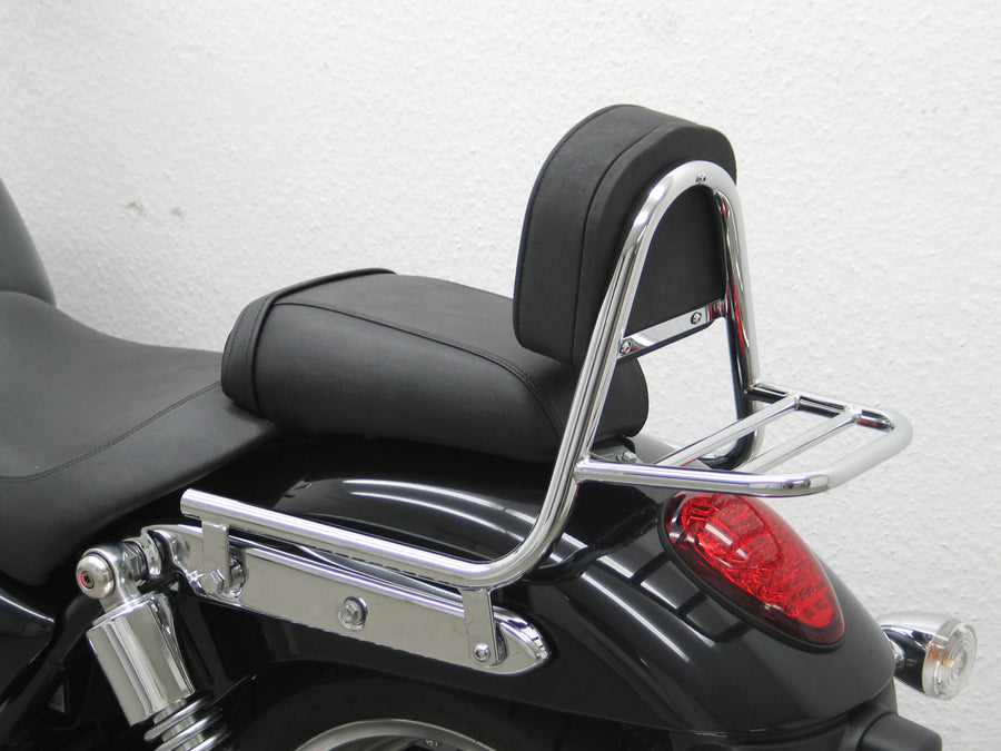 Triumph Thunderbird 1600 [2009] - Bar sissy en pipe avec oreillers et porte-bagages
