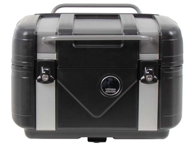 Topcase [Hepco & Becker] - Gobi Black Edition avec incrustations argentées - pour supports de topcase