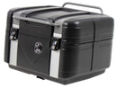 Topcase [Hepco & Becker] - Gobi Black Edition with silver inlays - for topcase carriers