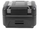 Topcase [Hepco & Becker] - Gobi Black Edition with silver inlays - for topcase carriers