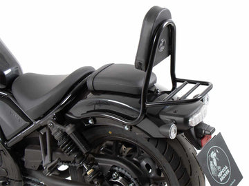 Honda CMX 1100 Rebel [2021-2024] - Sissybar avec pont de bagages Black Gloss Pipe Version
