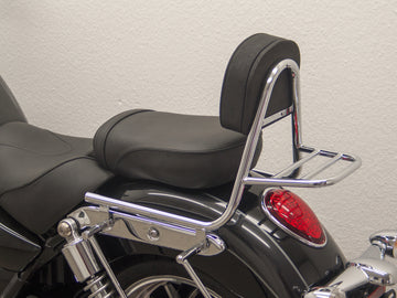 Triumph Thunderbird Commander 1700 [2014] - Bar sissy en pipe avec oreillers et porte-bagages