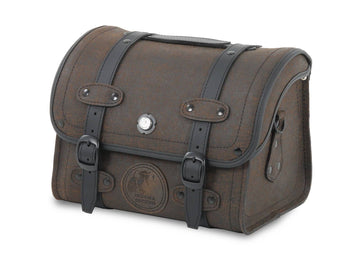 Motorradtasche [Hepco & Becker] - Smallbag Rugged 19 L - braun inkl. Schnellverschluss – Gepäckbrücke
