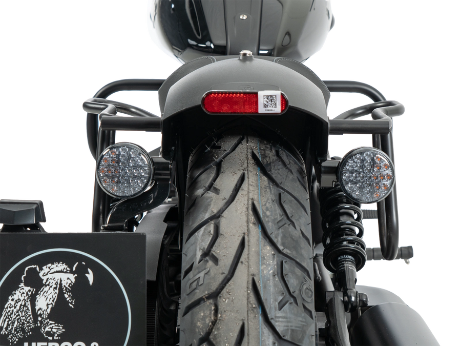 Indian 101 Scout [2025-2026] - Ledertaschenhalter Cutout schwarz
