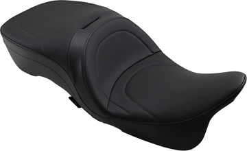 harley davidson touring [DRAG SPECIALTIES] – Siège en cuir 2 places, compatible dossier, touring