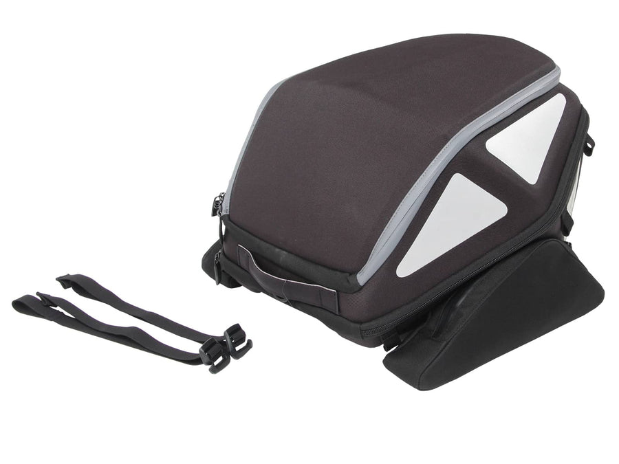 Tail bag [Hepco & Becker] - Royster rear bag tail bag with strap attachment - black/gray – Sportrack