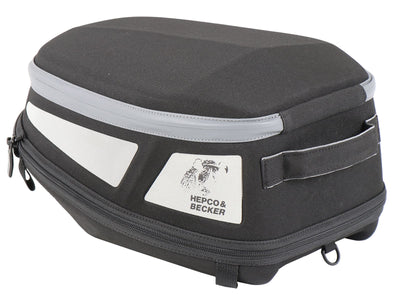 Sacoche de selle [Hepco & Becker] - Sacoche de selle Royster Rearbag Sport avec fixation par sangle - noir/gris – Sportrack