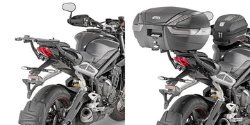 Triumph Street Triple 765 [2017–2020] – Topcaseträger für Monokey oder Monolock