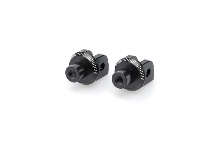 SUZUKI SV 650 [2025] – Adapter Fußrasten- Gummipad "Rider" – Schwarz