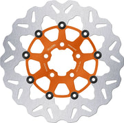 Harley-Davidson XL 1200 T Super Low [2015-2016] - Disque de frein Wave® - surface : orange, argent - photo 1
