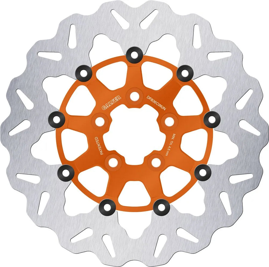 Harley-Davidson FXBR 1750 Softail Breakout 107 [2020] - Wave® brake disc - surface: orange, silver - picture 1
