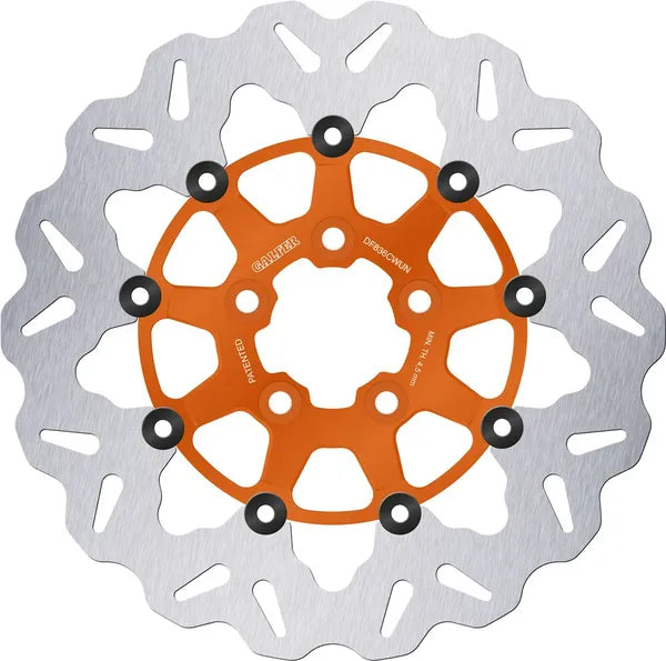 Harley-Davidson XL 883 L Low [2017] - Disque de frein Wave® - surface : orange, argent - photo 2