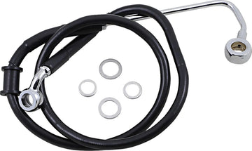 harley davidson fxsb [DRAG SPECIALTIES] - Extended stainless steel brake line