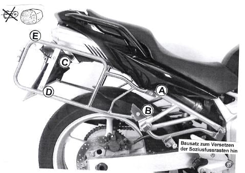 Yamaha FZ 6 [2004-2006] - Carrier de valise