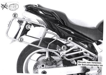 Yamaha FZ 6 [2004-2006] - Carrier de valise
