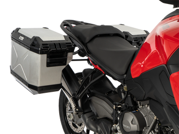 DUCATI Multistrada V2 [2025-2026] - Pannier rack set Cutout black incl. Xplorer Cutout silver pannier set
