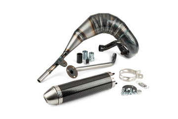 Beta RR Enduro 50 2T - Auspuff mit Carbon ESD Enduro