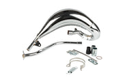 Beta RR Enduro 50 2T - Auspuff Cross verchromt 50/70cc