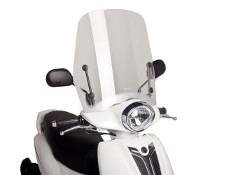 YAMAHA D'elight [2020] – Bulle Scooter Urbain – Transparent - 0
