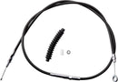 harley davidson fls [DRAG SPECIALTIES] - Câble d'embrayage en vinyle noir haute performance-1