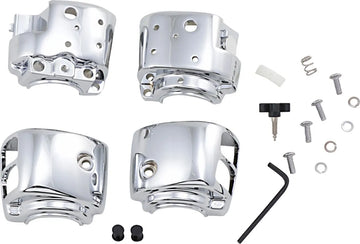 Harley-Davidson Sportser S [Kuryakyn]-chrome-plated switch housing