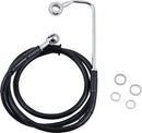 harley davidson flstc [DRAG SPECIALTIES] – Verlängerte Edelstahl-Bremsleitung-1