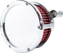 Harley-Davidson FXLR 1340 Low Rider Custom [1993-1994] - BA air filter kit - Surface: Chrome, Red - Image 1