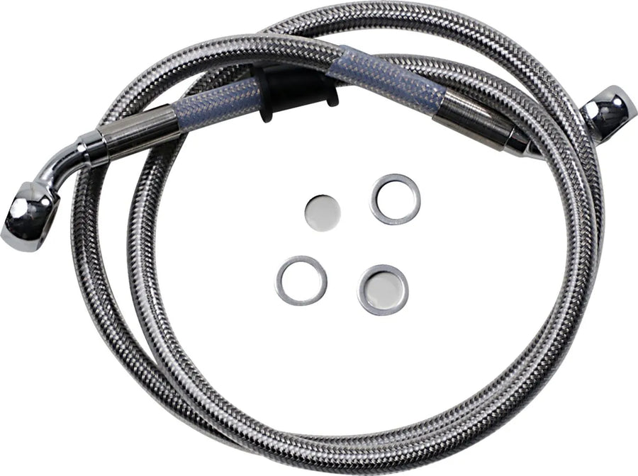 harley davidson fxfb [DRAG SPECIALTIES] – Edelstahl Bremsleitungs-Kit
