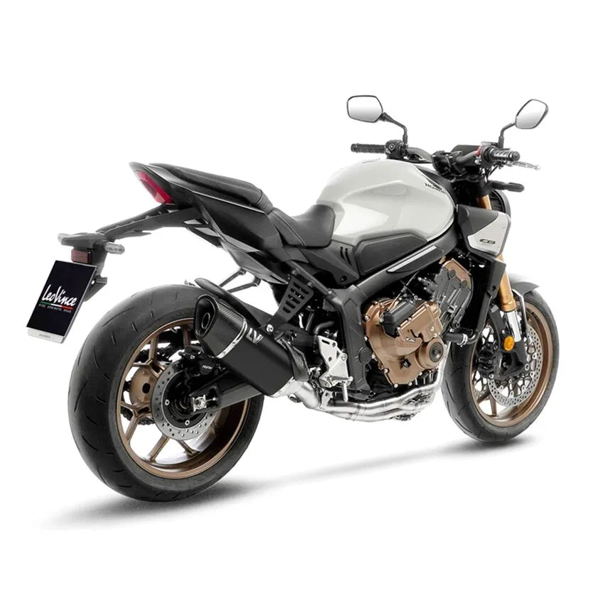 Honda CB 650 R [Leovince]-Footrest dismay