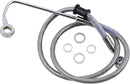 harley davidson fxsb [DRAG SPECIALTIES] - Conduite de frein rallongée en acier inoxydable-2