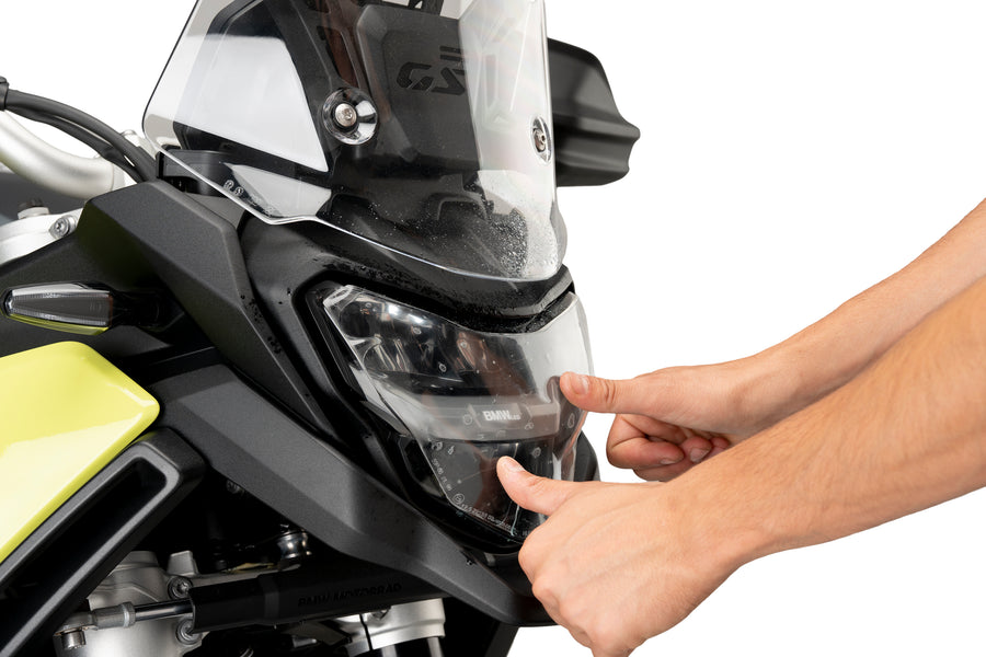 BMW F 900 GS [2025] – Scheinwerferschutz Adhere – Transparent