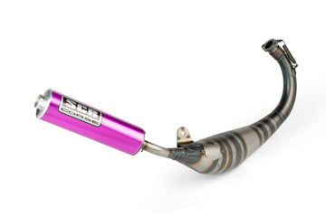 Fantic XE 50 2T - Auspuff Racing Line 70 80 Lila