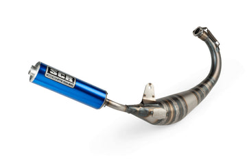 Derbi Senda X-Race SM '05 - '10 50 2T D50B0 - Auspuff Racing Line 70 80 Blau