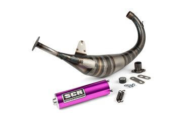 Derbi Senda X-Treme SM '05 - '10 50 2T D50B0 - Auspuff Racing Line 70 80 Lila