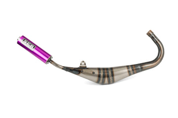 Beta RR Track 50 2T - Auspuff Handmade 50-70 lila