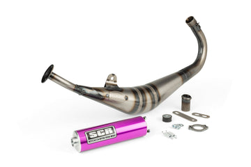 Aprilia SX 50 2T - Auspuff Handmade 50-70 lila