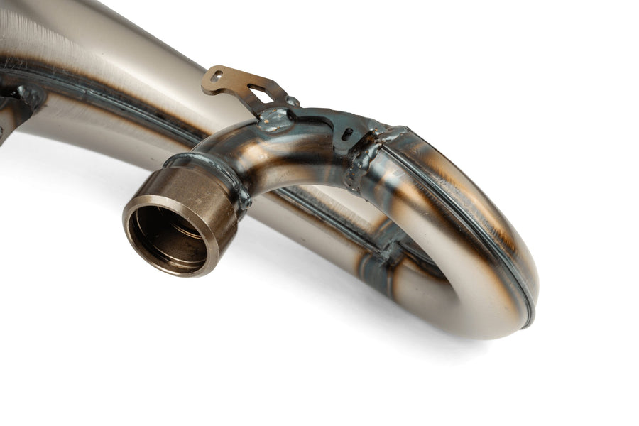 Beta RR Enduro 50 2T - Exhaust Cross ML Blue Left