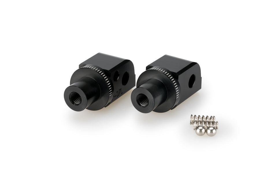 KTM 1290 SUPERDUKE GT [2025] – Adapter Beifahrer Fußrasten- Gummipad – Schwarz