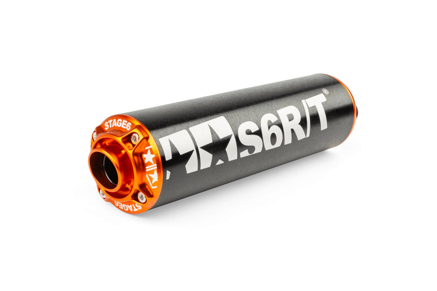 Fantic XE 50 2T - Exhaust R/T 80-90 Black / Orange