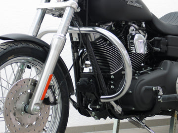 Harley Davidson Dyna Glide Low Rider [2015-2017] - barre de protection, grande version en tuyau de 38 mm, forme ronde