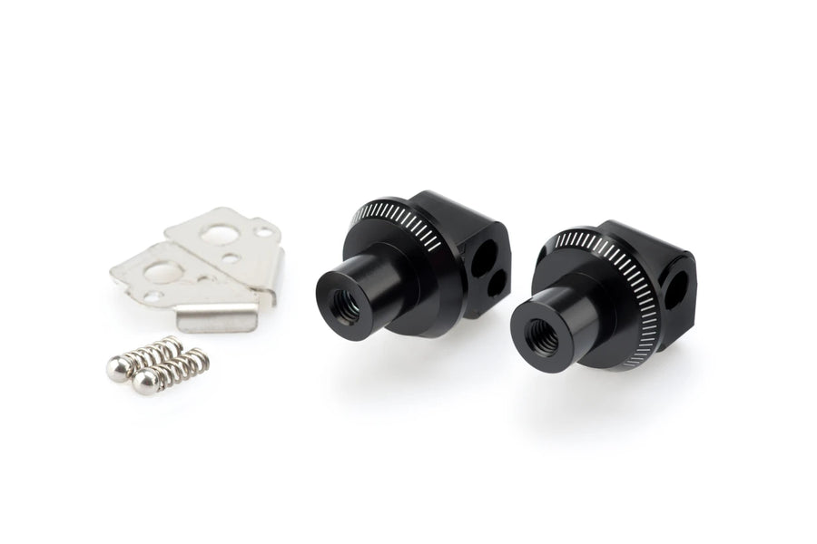 BMW R 1200 GS [2003] – Adapter Beifahrer Fußrasten- Gummipad – Schwarz