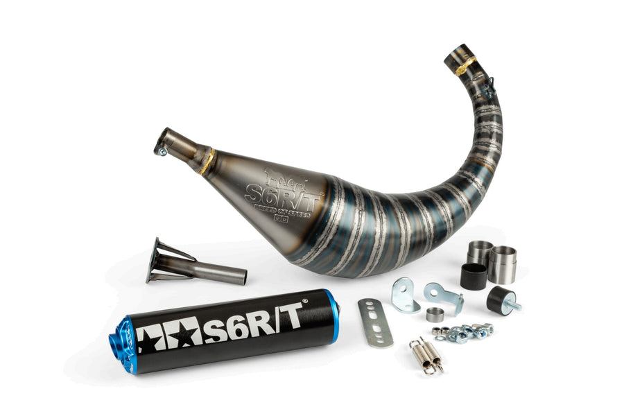 Beta RR Track 50 2T - Exhaust R/T 70 - 80 Black / Blue