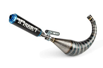 Beta RR Enduro 50 2T - Pot d'échappement R/T 70 - 80 Noir / Bleu