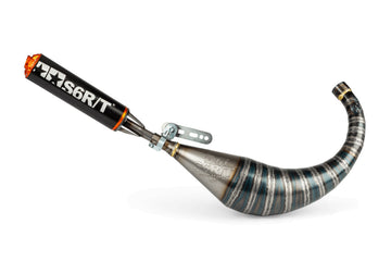 Beta RR Track 50 2T - Pot d'échappement R/T 70 - 80 Noir / Orange