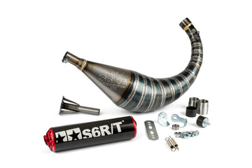 Beta RR SM 50 2T - Auspuff R/T 70 - 80 Schwarz / Rot